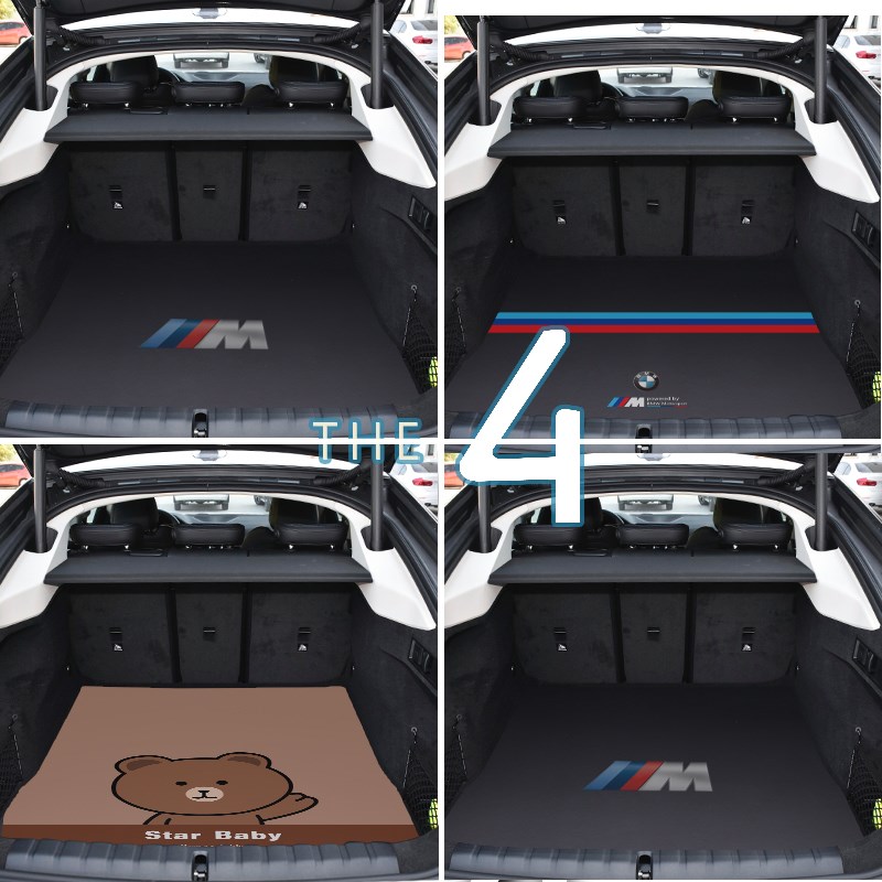 适用24款宝马4系后备箱垫425i 430i 440i卡通可爱改装内饰尾箱垫
