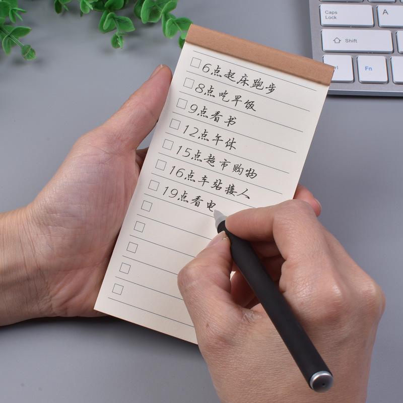 小便签本子床头记事办公桌随手记录便条记录清单本10本装共500张