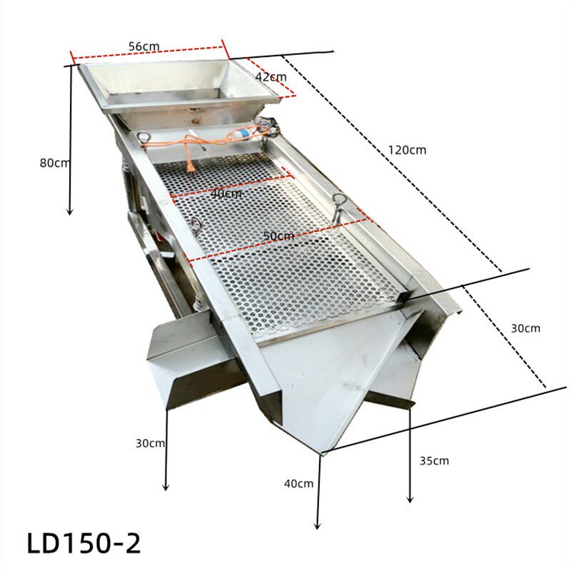 304不锈钢除杂振动筛分机 爆炸盐小苏打食盐碱面去杂直排筛