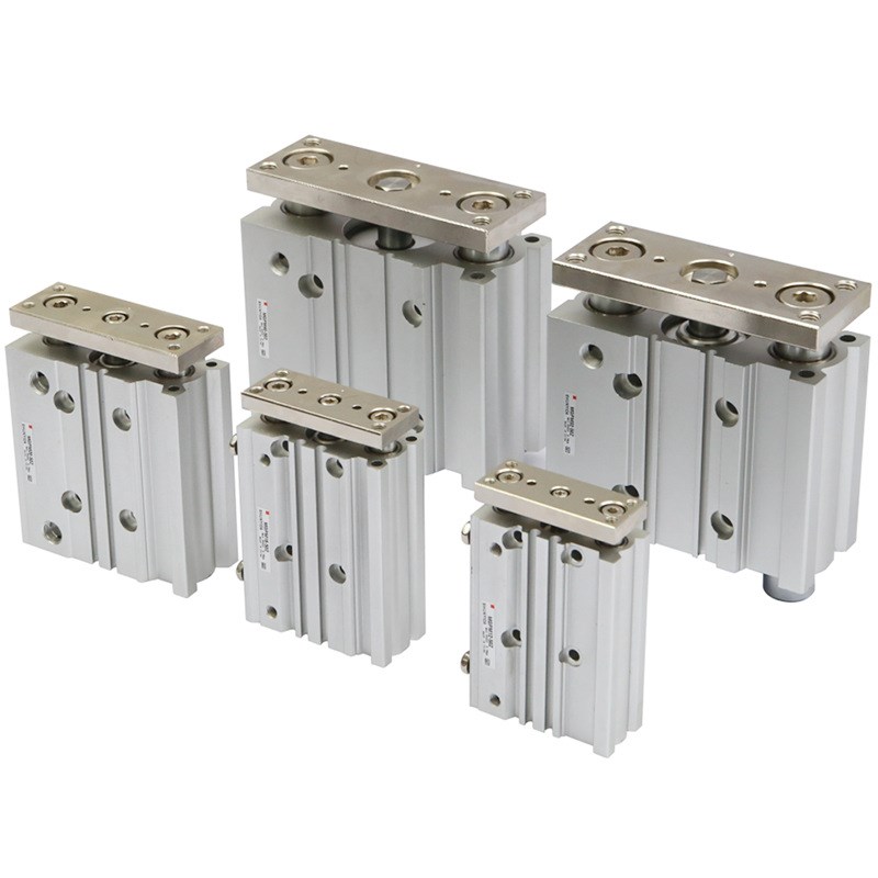 经济型导杆气缸MGPL系列多规格三轴导杆气缸铝合金气缸厂家供应