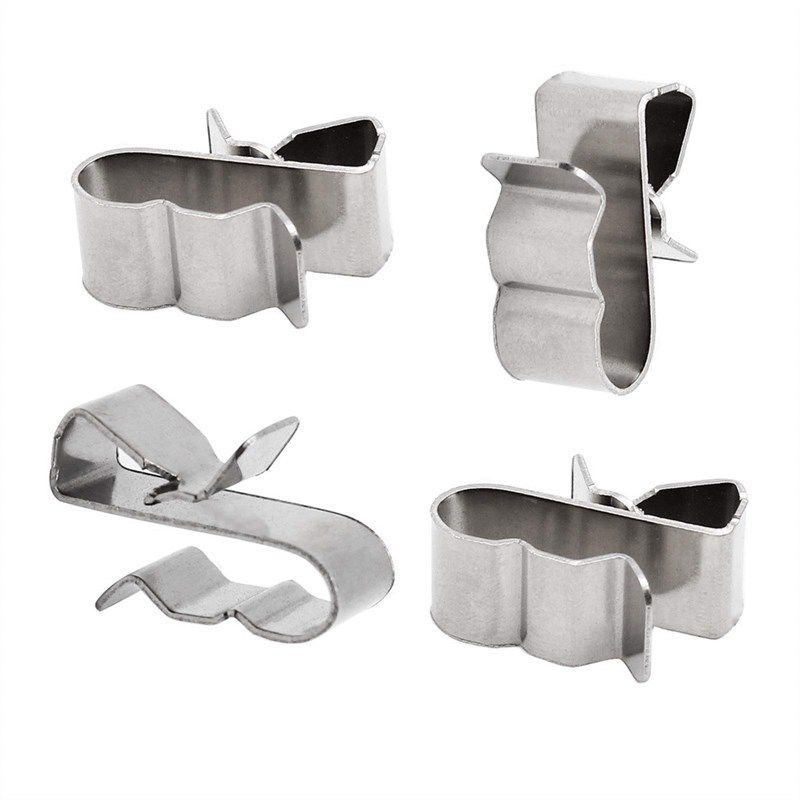 50个光伏不锈钢电缆线夹适用于2-6平电线