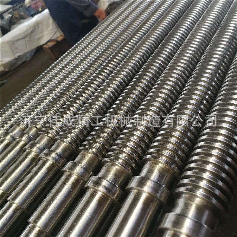 加工梯形丝杆机床精密方牙大螺距大导程正反牙传动调节丝杠