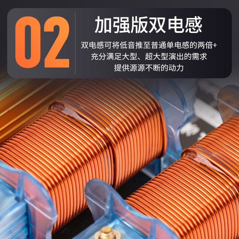 新品单15寸分频器二分频大功率双15婚庆演出音箱高音保护