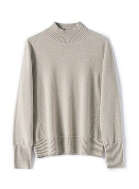 【悟空粉丝专享】半高领100山羊绒针织打底衫HR623