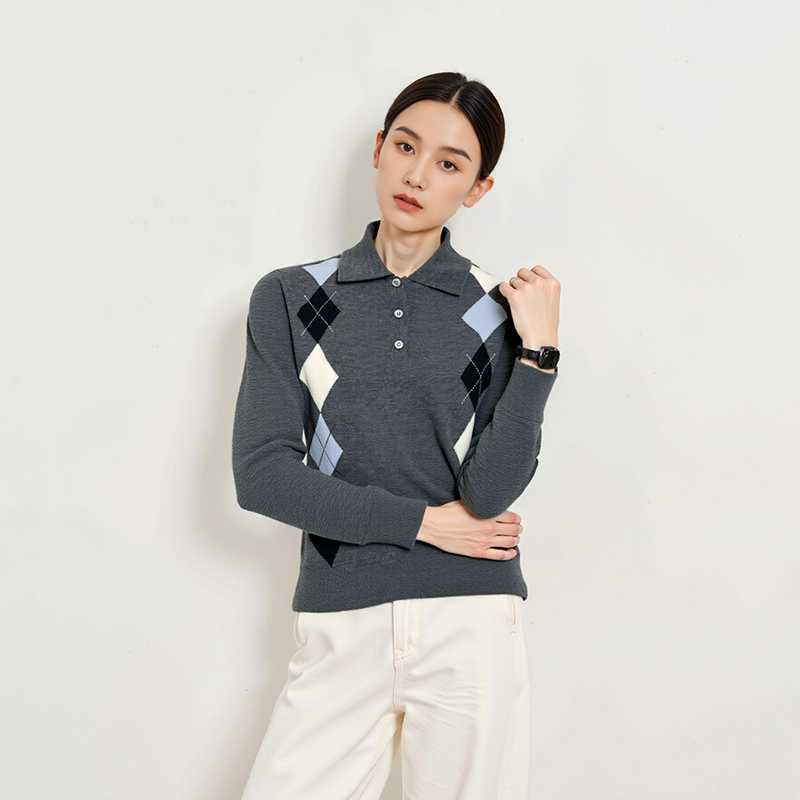 【然姐como_on】100%绵羊毛女士羊毛衫  1N5055