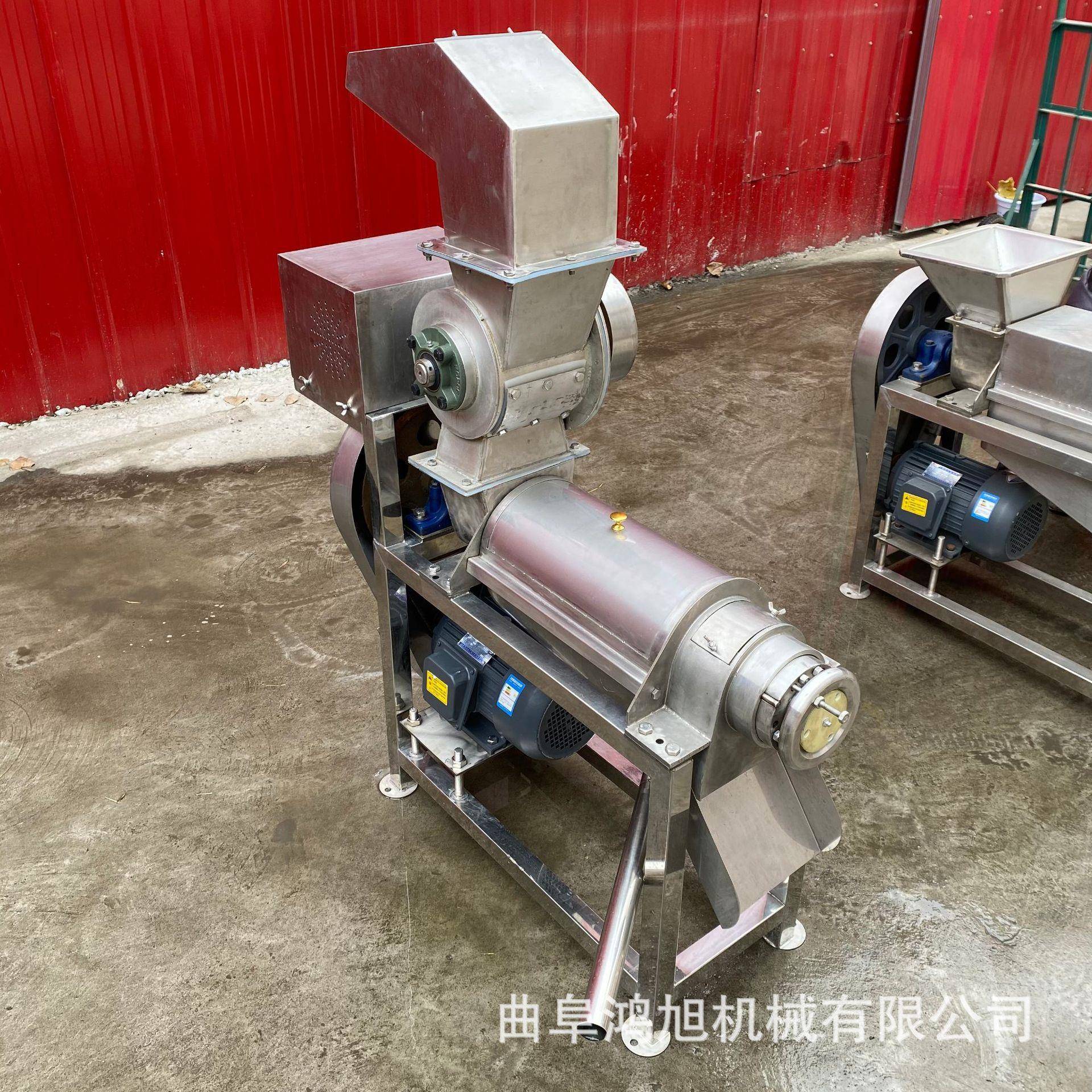 葡萄不锈钢挤汁机器 工业柚子破碎压汁机 饮料加工酱类 罗汉果挤