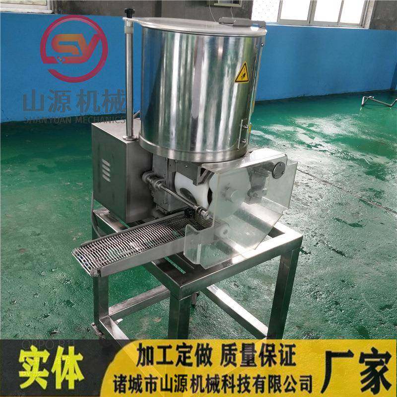 全自动卡通鸡块成型机设备 肉泥成型机 加工模具汉堡肉饼成型机