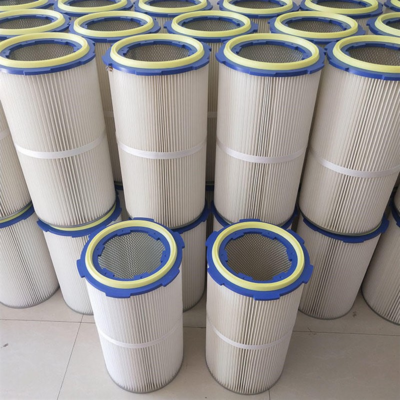 厂家直供聚酯纤维覆膜除尘滤筒工业用除尘设备滤芯规格可选滤芯