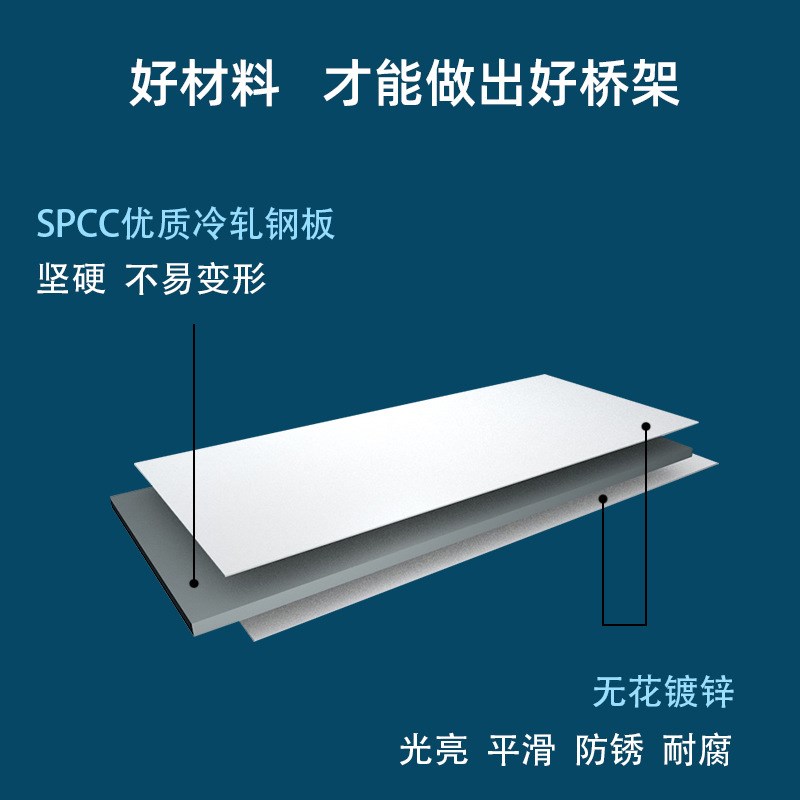 镀锌桥架300*100 中道开程厂家销售  喷塑防火桥架 桥架