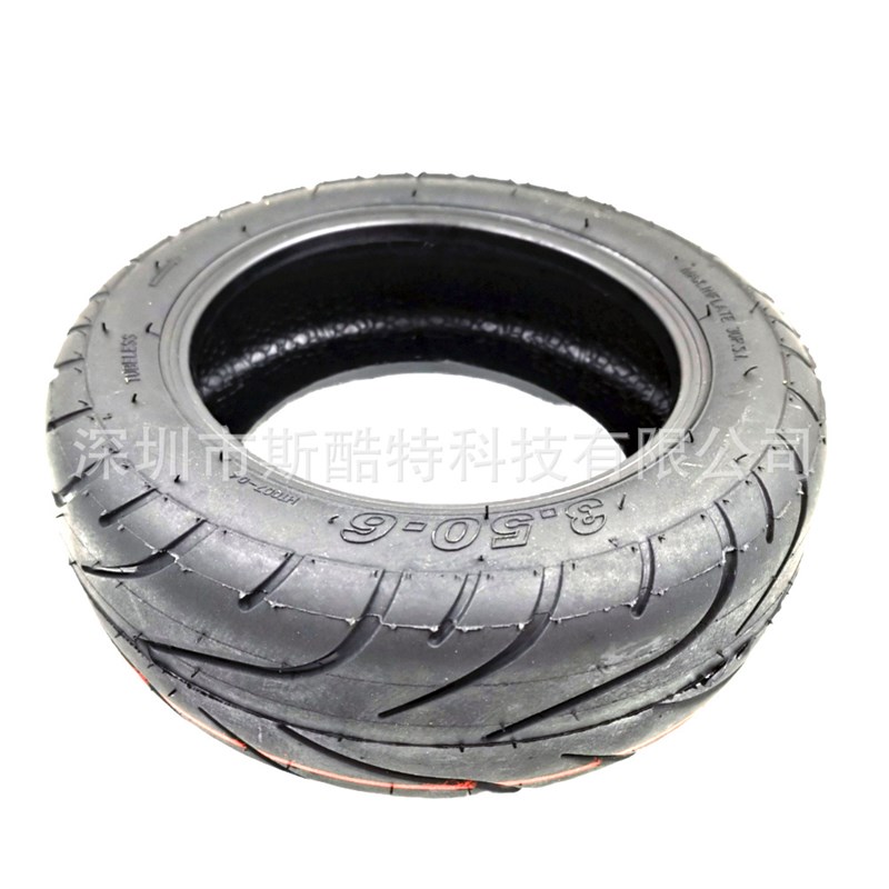 3.50-6真空胎电动车滑板车10寸轮胎3.50-6小型轮胎加厚耐磨真空胎