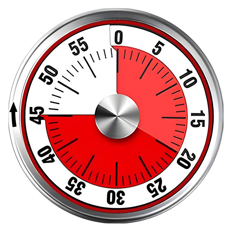 可视化计时器厨房机械定时学习儿童厨房提醒器磁吸式烹饪秒表闹钟