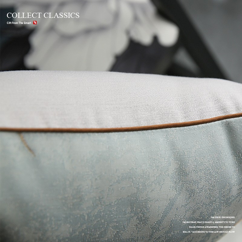 中式抱枕套子可拆洗含芯抱枕45*45不含芯腰枕正方形客厅沙发靠垫