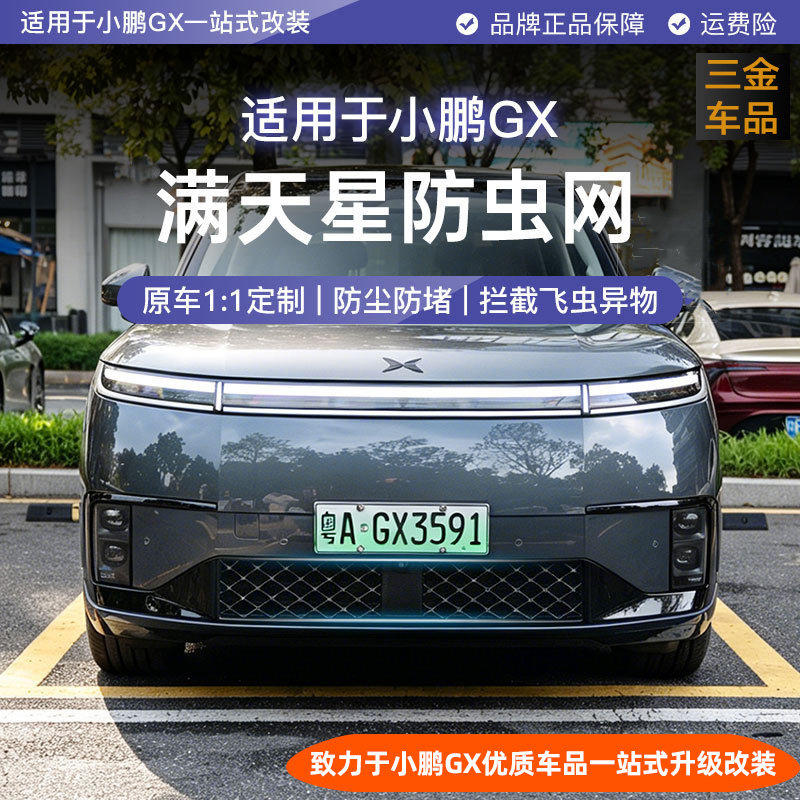 小鹏GX满天星防虫网ABS塑料