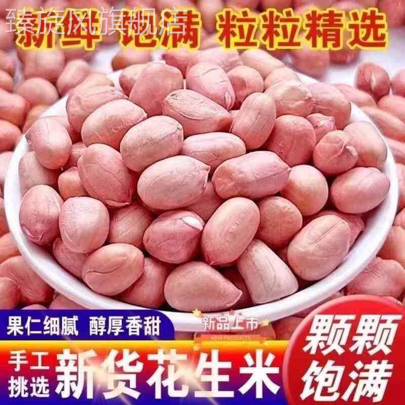 一斤装2025年新花生米生的花生米商用新鲜花生米白沙无坏籽精选图片