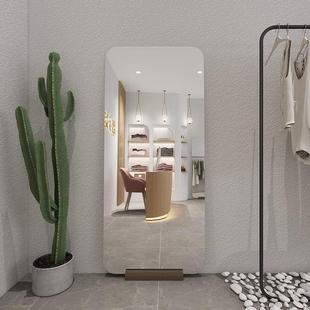 北欧防爆无边框全身镜服装 饰镜家用镜 店试衣镜落地穿衣镜ins风装