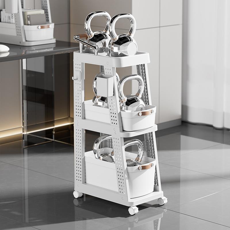 可移动多层书包置物架办公室落地书本收纳架零食杂物收纳