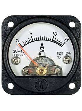 SO45-AV交流电流表电压表AC3A/5A/10A/15A/20A/30A/300V/500V指针