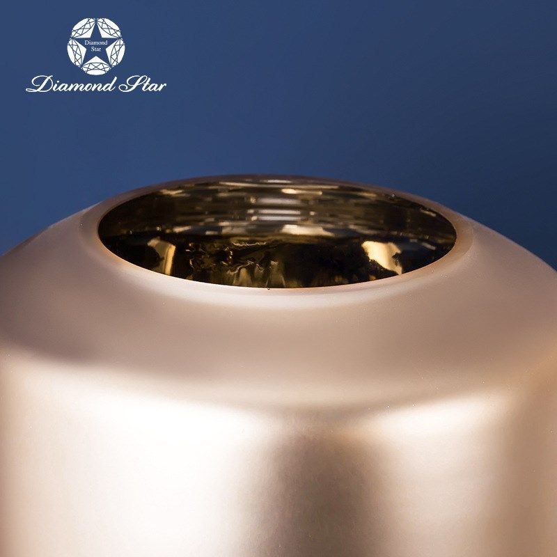 金色简约现代玻璃大花瓶 轻奢软装客厅餐桌插花装饰摆件饰品,特色手工艺,其他特色工艺品,淘宝优惠券,粉丝福利购,淘宝优惠卷