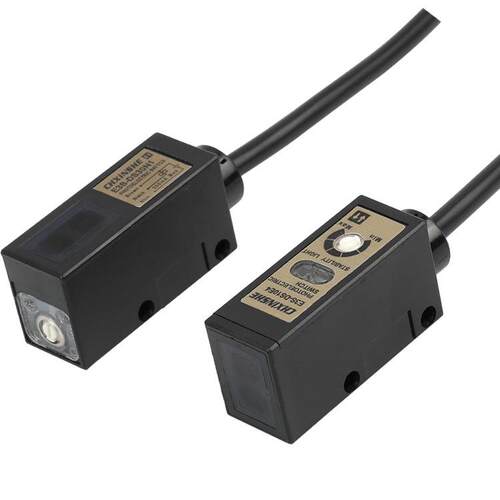 方形漫反射式光电开关E3S-DS10E4/30N传感器直流NPN常开感应器24V