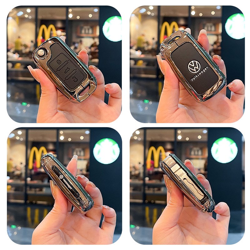 专用大众钥匙套新老款速腾桑塔纳朗逸蔚领途观帕萨特宝来polo车包