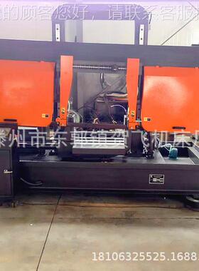 供应G立H426锯床 双龙门型柱金属带锯0床GB4260液压加紧稳定性强