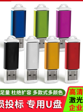 招标U盘1G2G4G电子标书小容量优盘128M256MB512M企业定制LOGO刻字