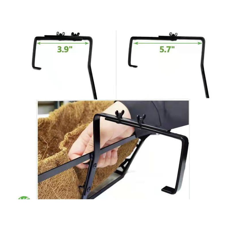 家庭园艺铁艺椰棕花篮阳台窗台欧式马槽椰棕花盆