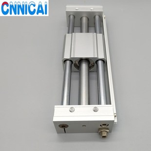 磁偶式 40X100X200X300X400X500X600X1000A 导杆滑台无杆气缸RMT32