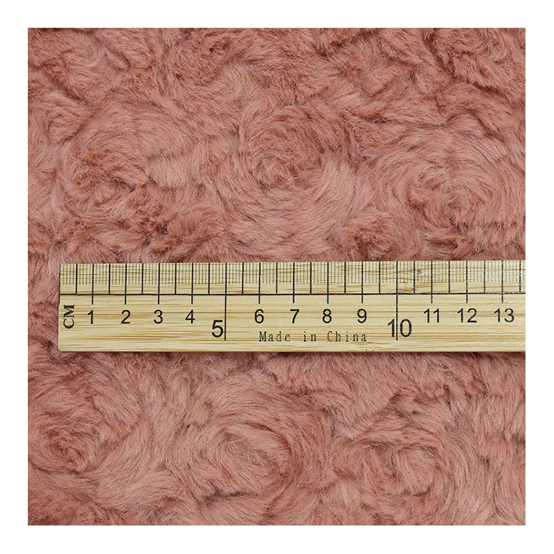 现货800克兔毛刷花短毛绒素色刷花毛绒布 箱包抱枕家毛毯纺布料