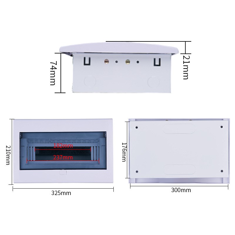 PZ30配电箱厂家直销 工程照明箱/家用空开箱/全塑半塑10-13回路箱