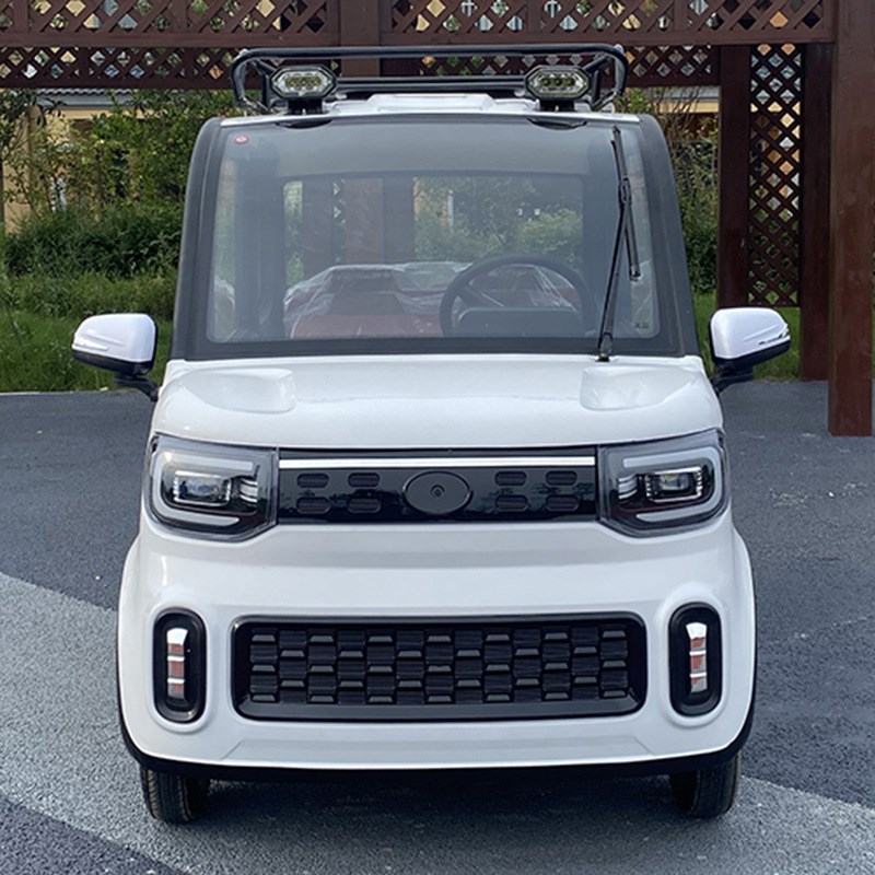 家用电动四轮轮车新能源小型迷你男女士接孩子全封闭代步车