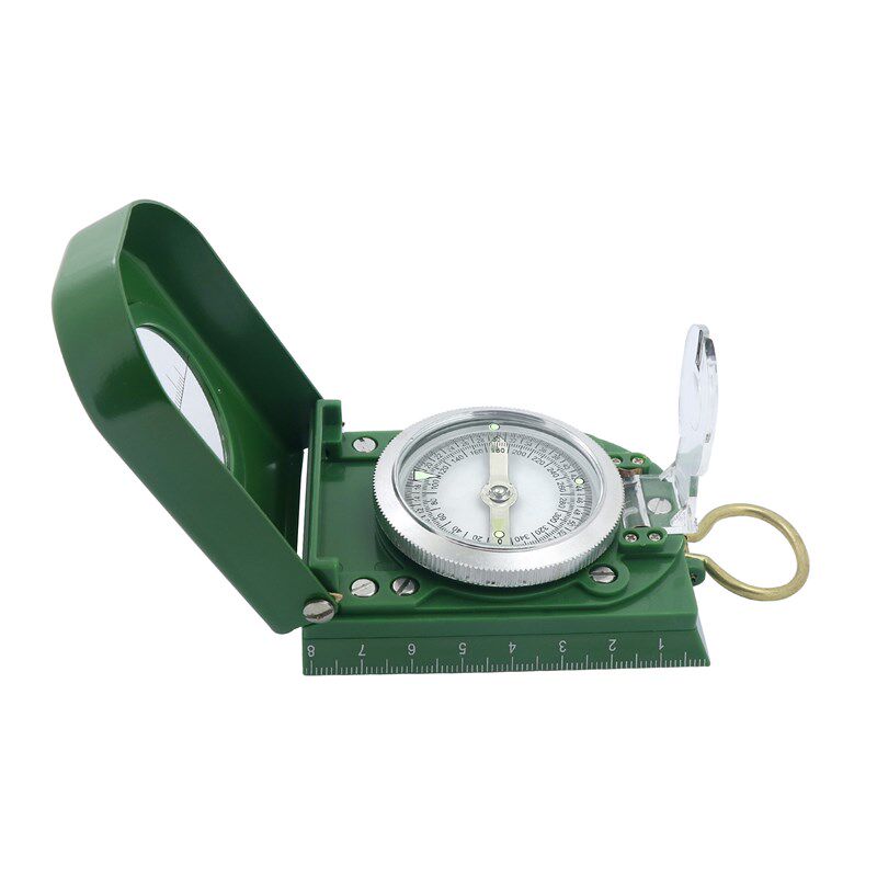 S80便携美式单兵装备探险野营带里程表指南针指北针 带坡度仪现货