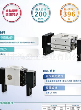 气立可大口机械夹HDT1630 HDT1660 HDT1680/B