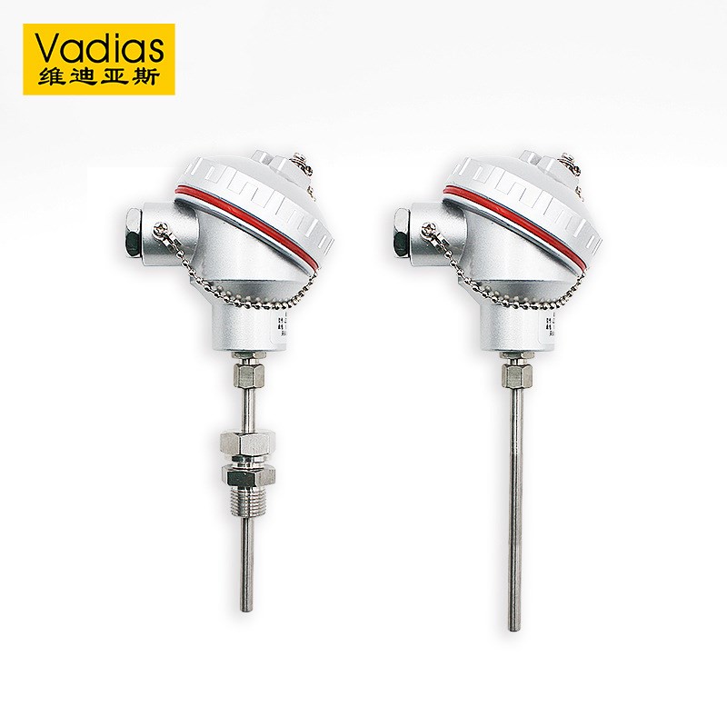 维迪亚斯铠装温度传感器pt100pt1000变送器K型热电偶传感器探头