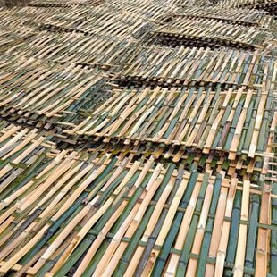 竹芭片竹围栏毛竹片工地脚手片竹排竹架板竹篱笆竹跳板竹排板竹网