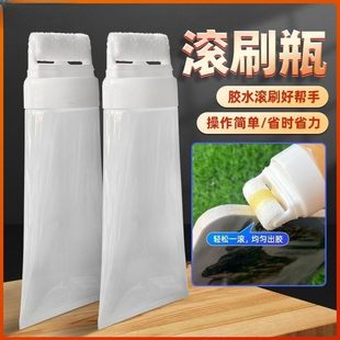 小滚刷瓶100 300 500ML胶水油漆乳胶漆墙漆刷滚筒刷胶滚胶小滚刷