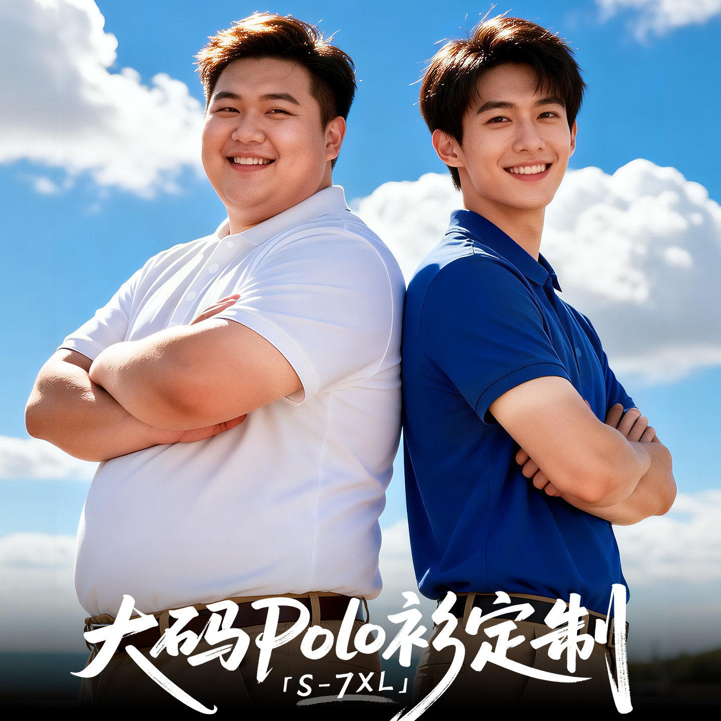 大码polo衫定制工作服S-7XL夏企业纯棉工装t恤加肥加大印logo工衣