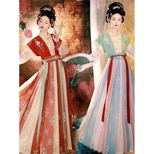 出租汉服超仙飘逸古装女款拍照演出舞蹈表演演出服春夏服装租赁