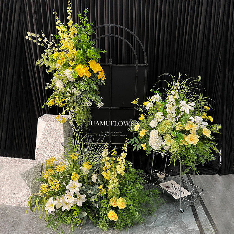 高级彷生花黄色系莫奈造