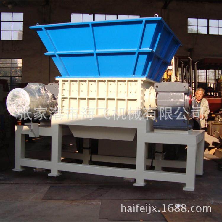 塑料编织袋薄膜破碎机木材轮胎粉碎机废金属废钢易拉罐双轴撕碎机,机械设备,粉碎机,淘宝优惠券,粉丝福利购,淘宝优惠卷