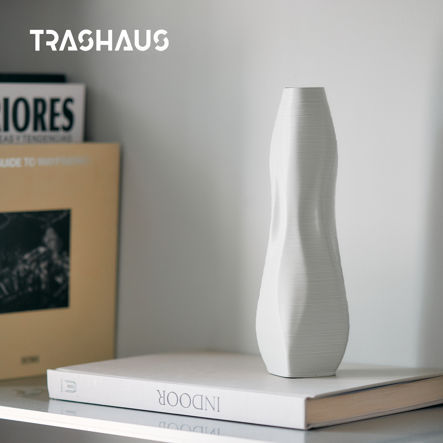 TRASHAUS｜SUPP 超小号 简约桌面花瓶摆件 可储水 3D打印环保礼赠