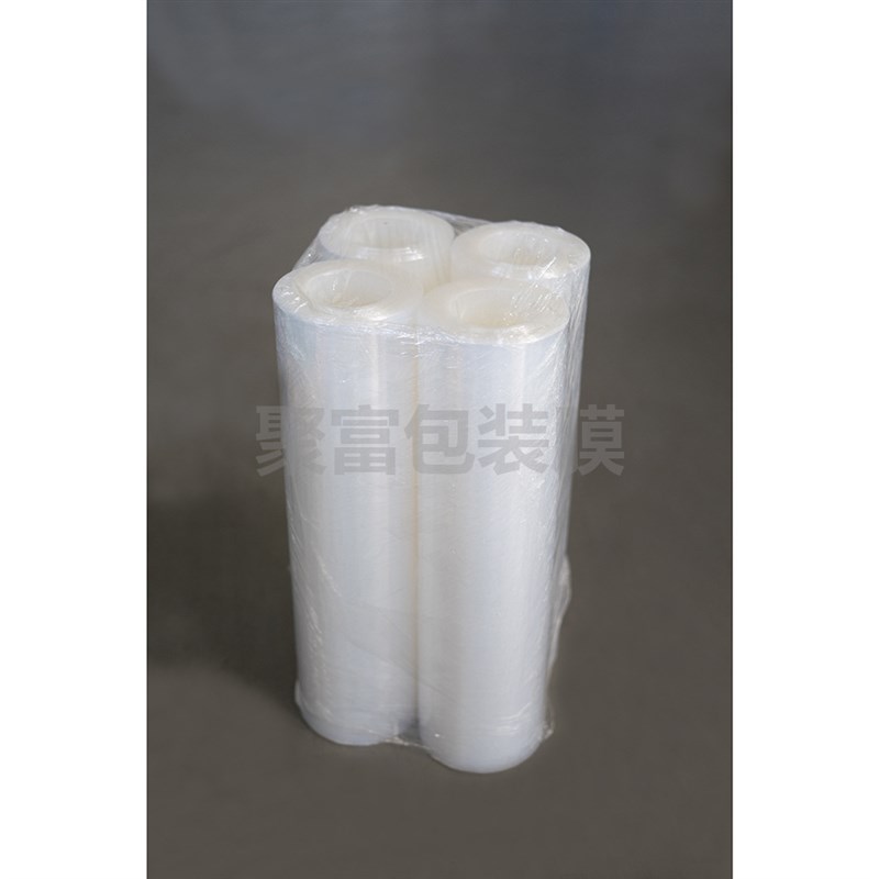 薄膜无纸芯缠绕工业托盘打包透明塑料膜无纸芯pe防水防潮缠绕膜