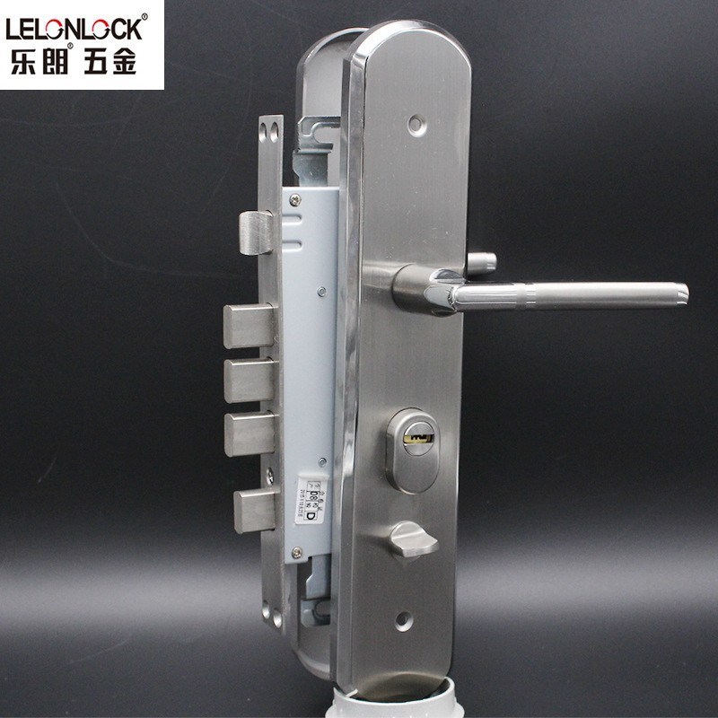 不锈钢304防盗门面板锁室内通用入户门实木门大门锁工程锁