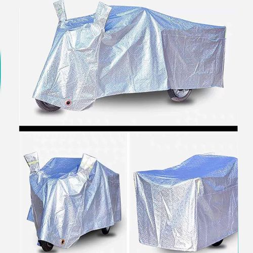 跨境电动车三轮车防雨防晒车罩三轮车防尘盖布遮阳雨车衣厂家