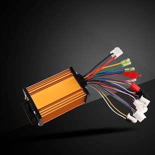 电动车二轮三轮三模正弦波静音矢量无刷彩色控制器48V60V350W通用