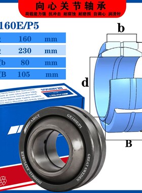 AMGT进口关节轴承 GE160E GE180E GE200E GE220E  2RS P5