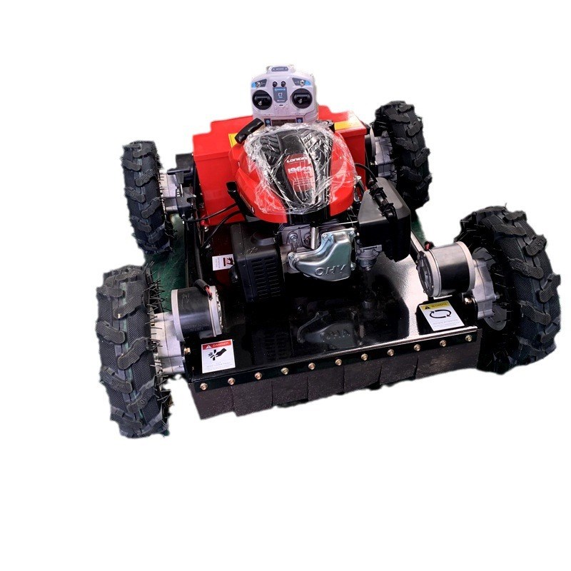 源头工厂7.5马力遥控割草机 轮式割草机果园草地多用智能剪草机