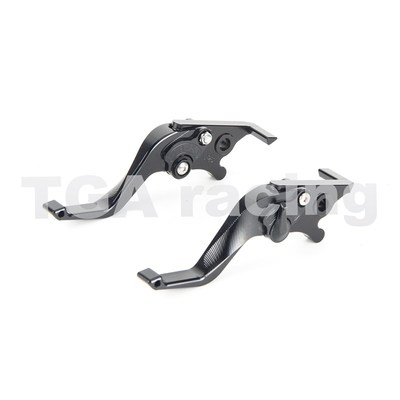 通用电动摩托车极核ae4max ae5i ae8 机械师改装竞技二指刹车牛角