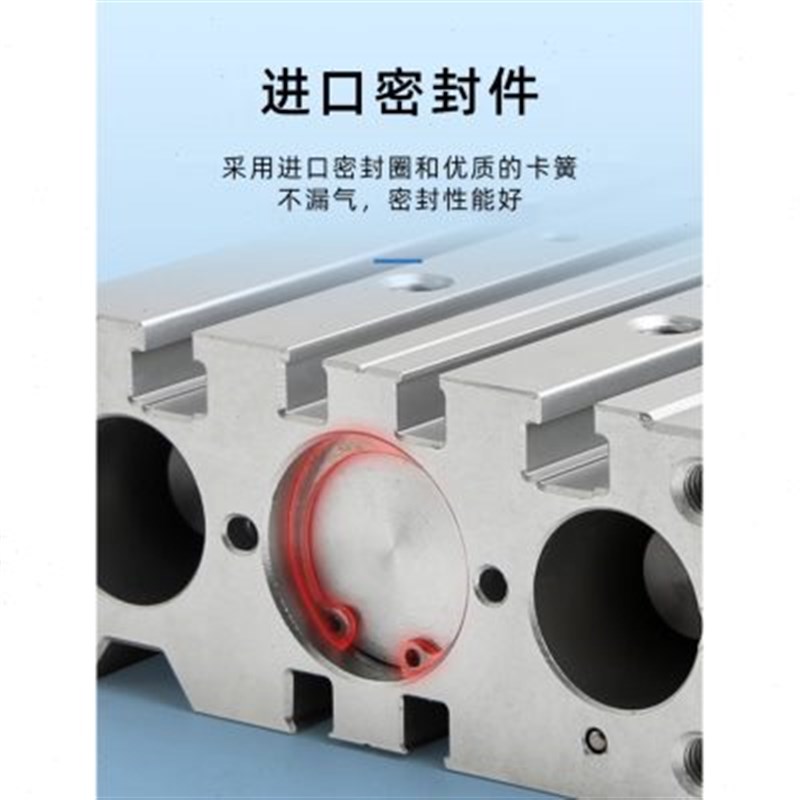 X微型三轴导杆三杆导向气缸TCM610S TCM10X20S MGJ6-5 MGJ10双-15