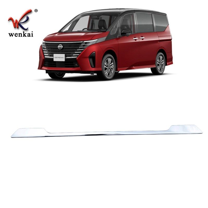 适用于日产23款Serena改装前保险杠防撞饰条 C28专用不锈钢贴片